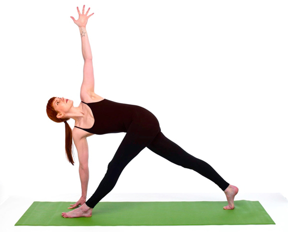 Yoga Pose: Revolved Triangle Pose | YogaClassPlan.com